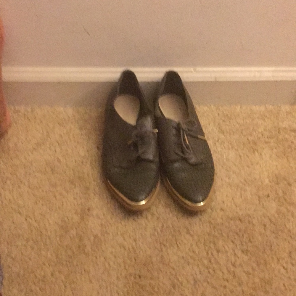 The dress shoes